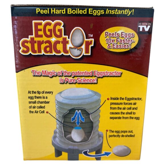 Egg‑stractor™ Hard‑Boiled Egg Peeler – New in Box - Picture 4 of 5